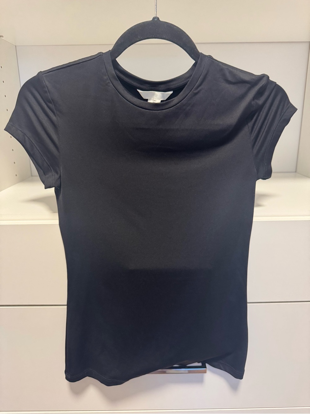 H&M Black Short Sleeve Crewneck Tee